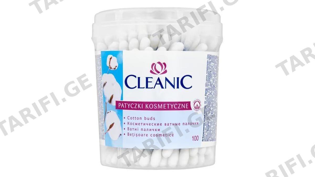 CLEANIC-ყურის ჩხირები N100 (მოგ.)