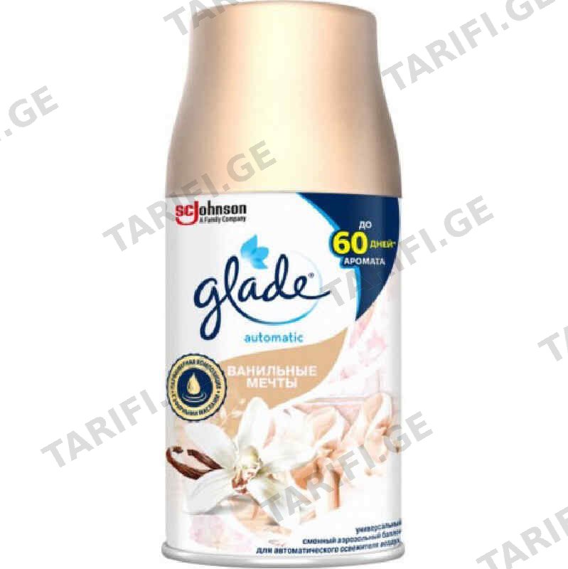 აეროზოლი სათ. ვანილის სურნელი/Glade/269 მლ