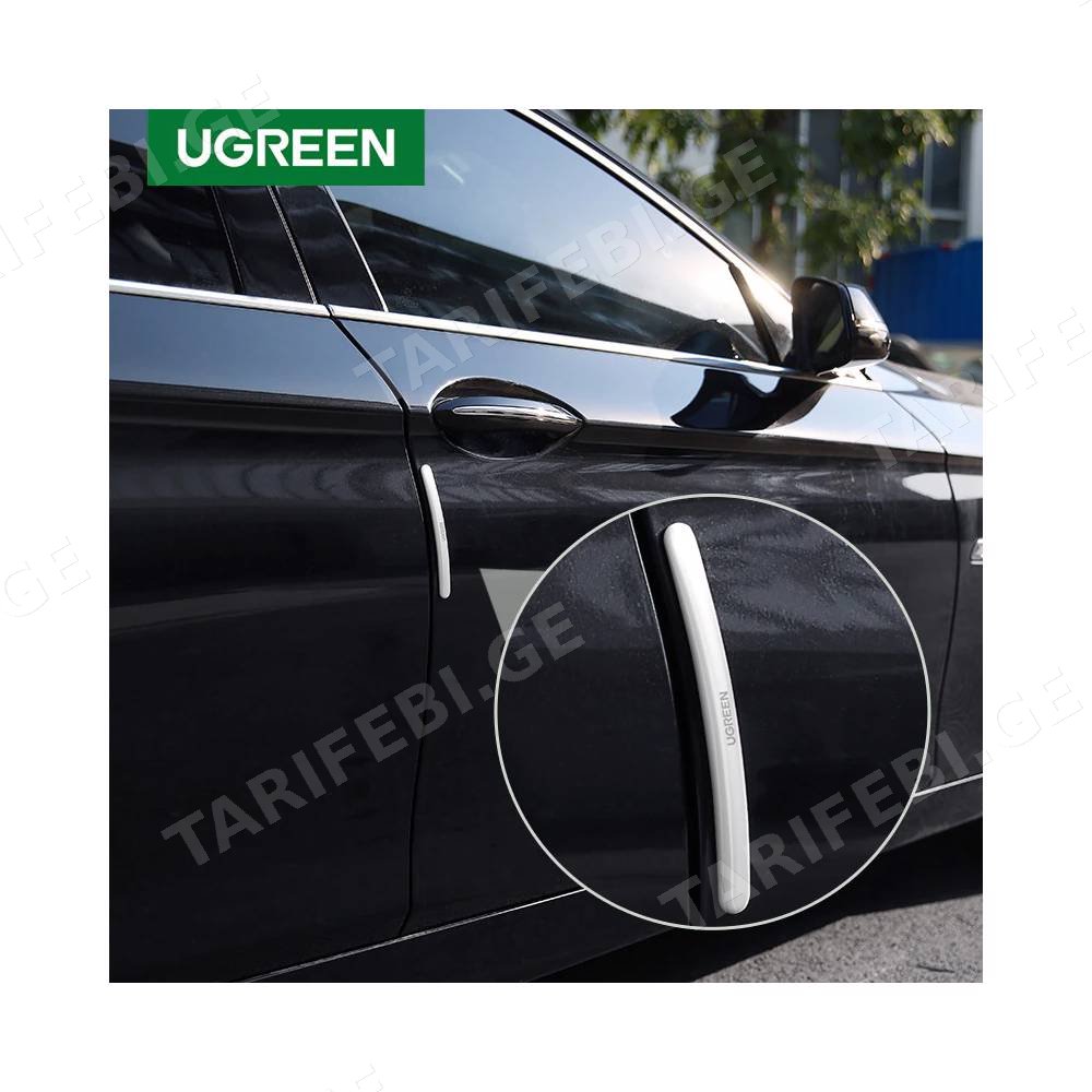 მანქანის დამცავი სტიკერები UGREEN LP233 (20430) Rubber Strips for Car, 4Pcs, White