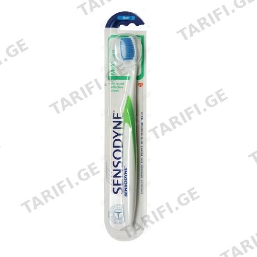 სენსოდინი - კბ/ჯაგრისი მულტი ქეარ რბილი 9782 SENSODYNE DEEP CLEAN TB SOFT
