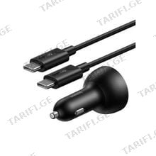 Baseus Multi-Port Fast Charge Car Charger CCU 152.5W Set with type-c cable C00036101111-00 Black დამტენი