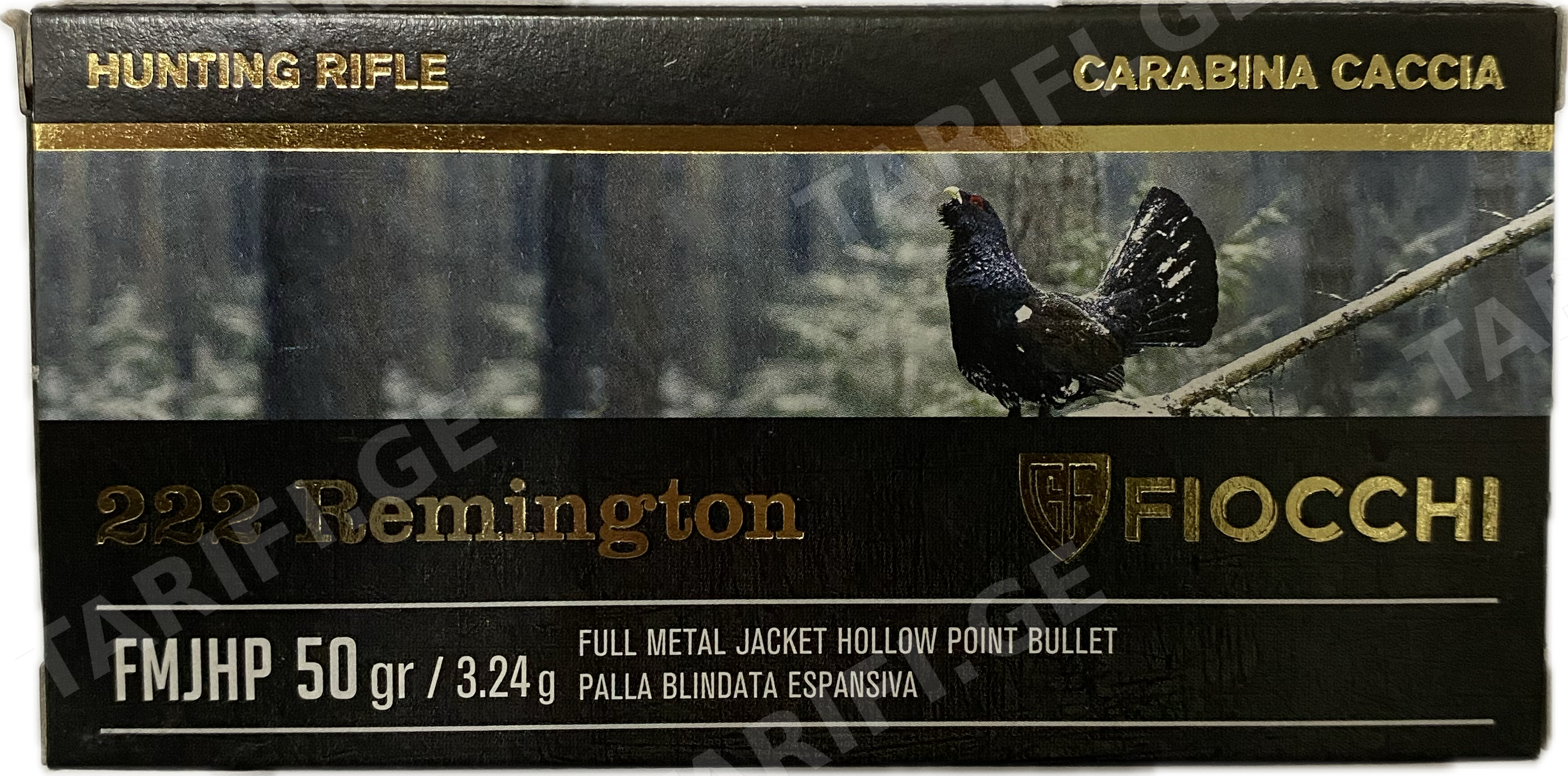 222 Rem FMJ 50gr Fiocchi
