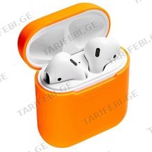 AIRPODS CASE ORANGE ყურსასმენის ქეისი