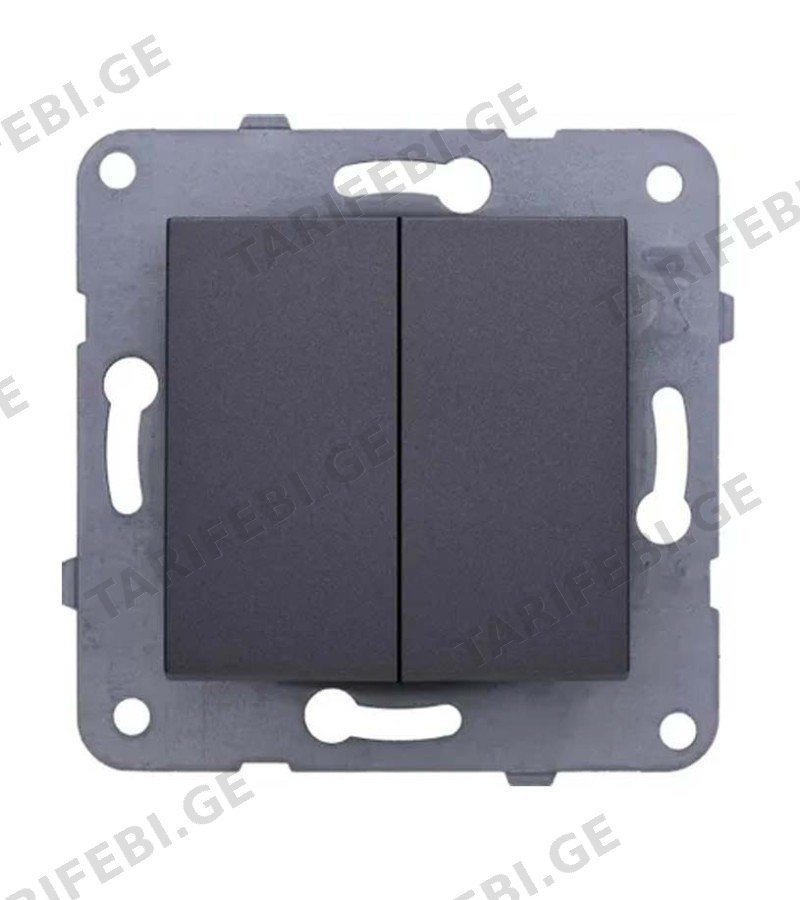 გადამრთველის მექანიზმი 2-ნი VAVIEN KARRE PLUS FUME WKTT00112DG-EU1 Panasonic