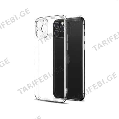 iPhone 11 Pro Lux Clear Case გამჭვირვალე სილიკონის ქეისი