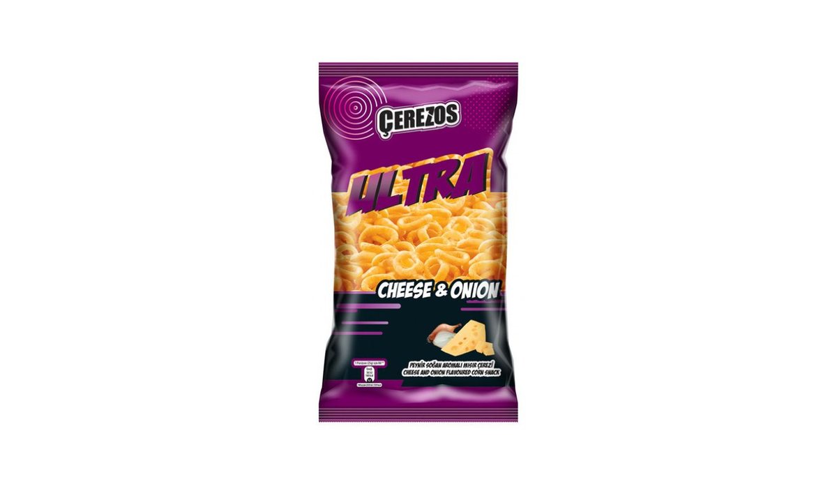 8681506016133 / CEREZOS ბურბუშელა ყველი/ხახვი 100გ