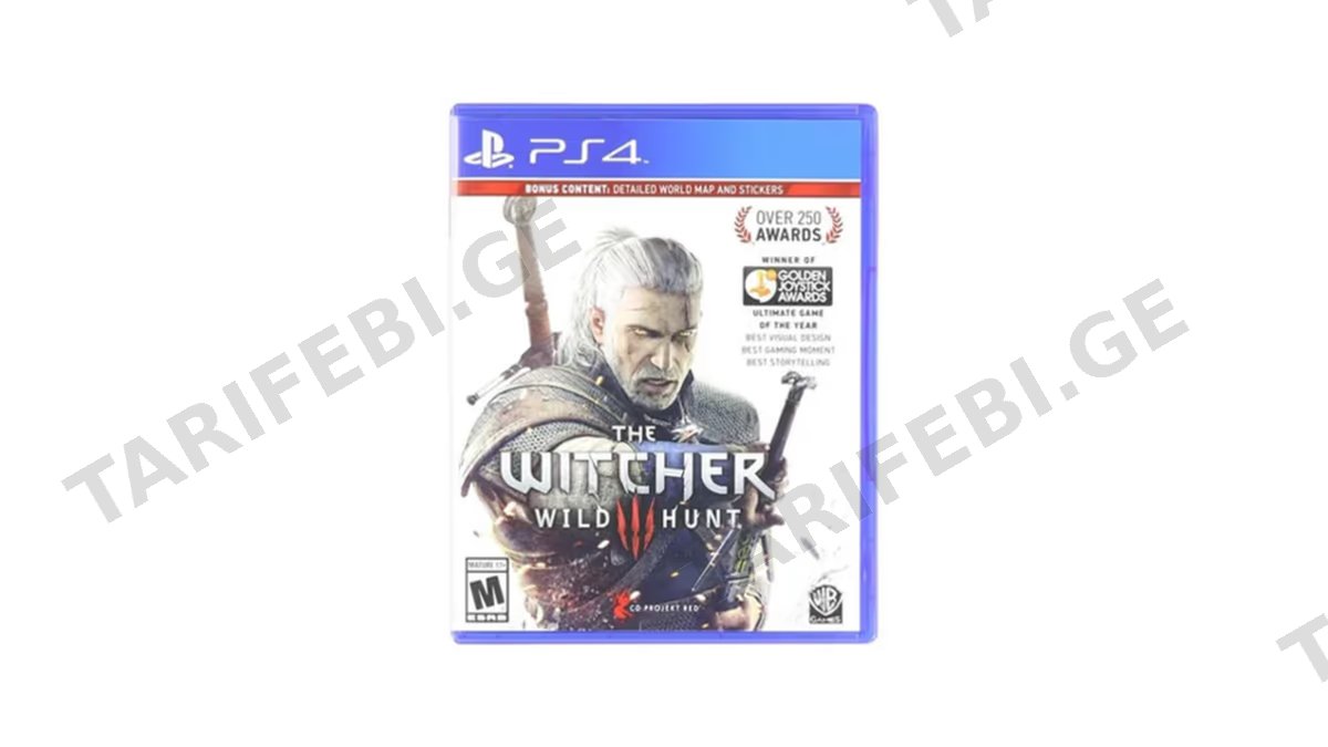 Sony PS4 Game The Witcher 3 Wild Hunt