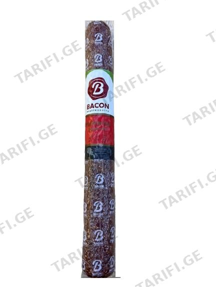 ძეხვი ნედლად შებოლილი "პეპერონი" /BACON/ 400გრ