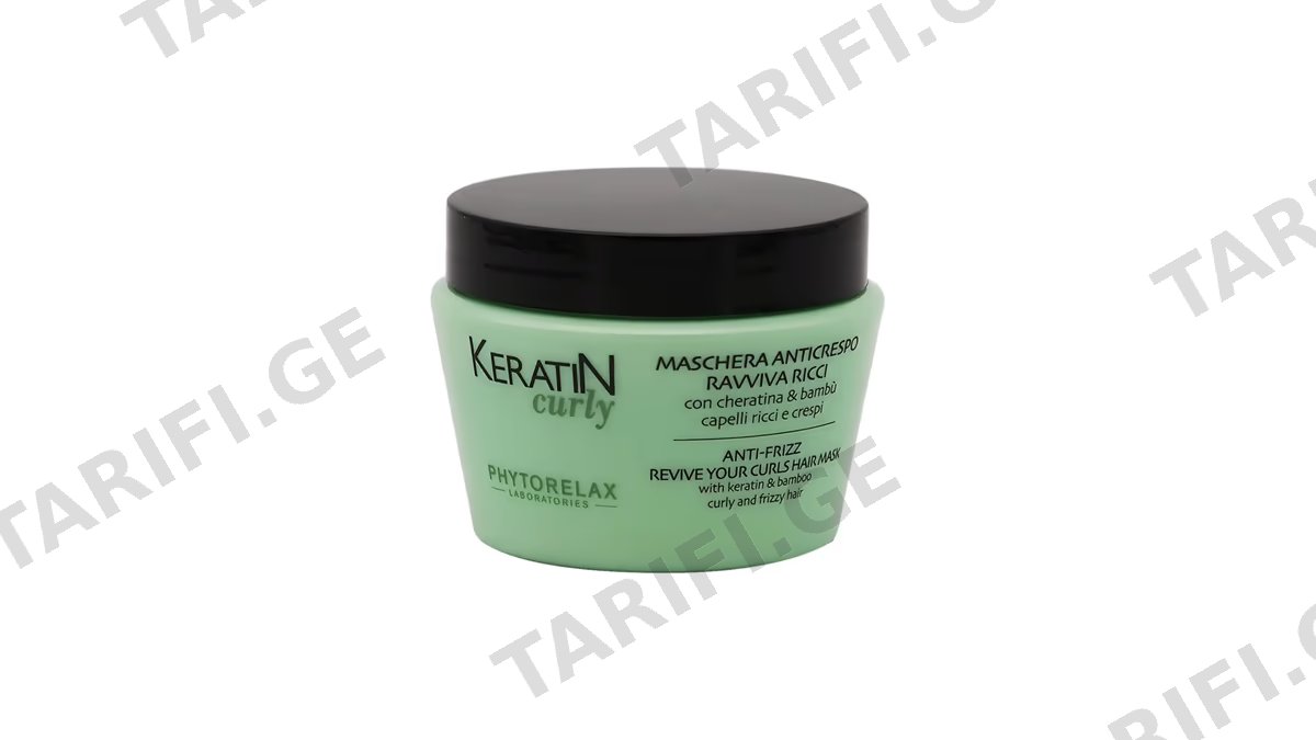 ფიტორილექსი თმის ნიღაბი 8090 Keratin Curly-ის ხვეული თმის 250მლ *