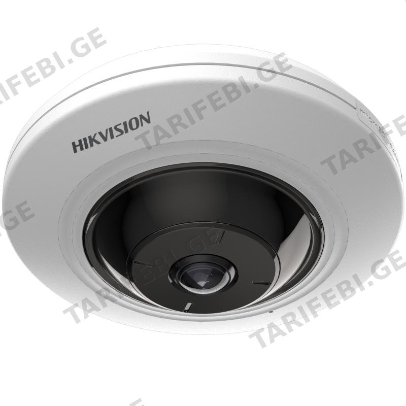 კამერა IP, Hikvision, DS-2CD2955G0-ISU(1.05mm), 5mp, fisheye