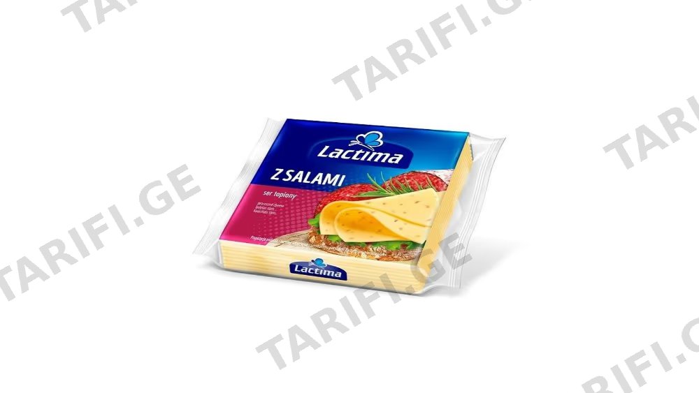 LACTIMA მდნარი ყველის ფენები სალამით-130გრ