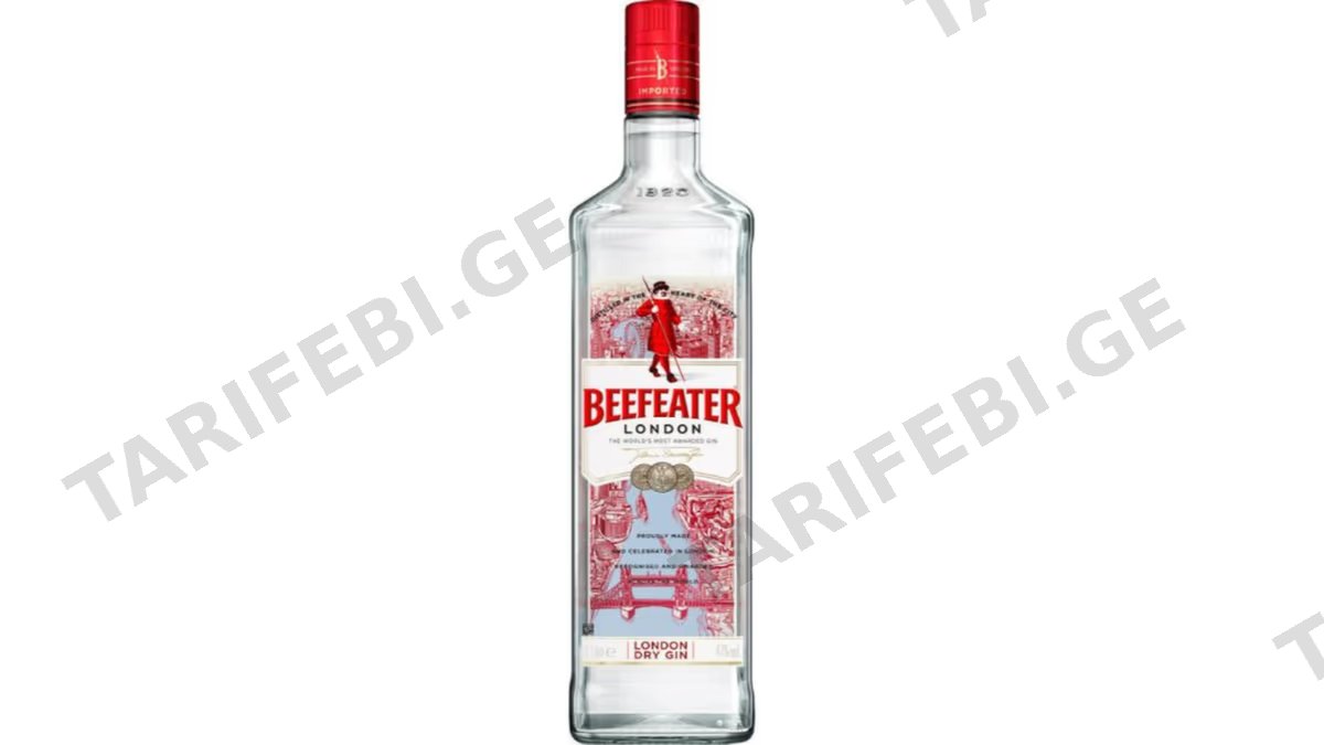 BEEFEATER - ჯინი, ბიფიტერი 47% 1ლ
