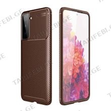 კარბონის ქეისი Samsung Galaxy S21 Focus Carbon Case - ყავისფერი