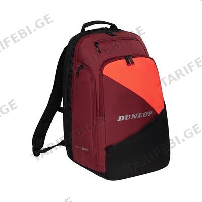ჩოგბურთის ჩანთა DUNLOP CX-PERFORMANCE (წითელი/შავი/ზურგჩანთა)
