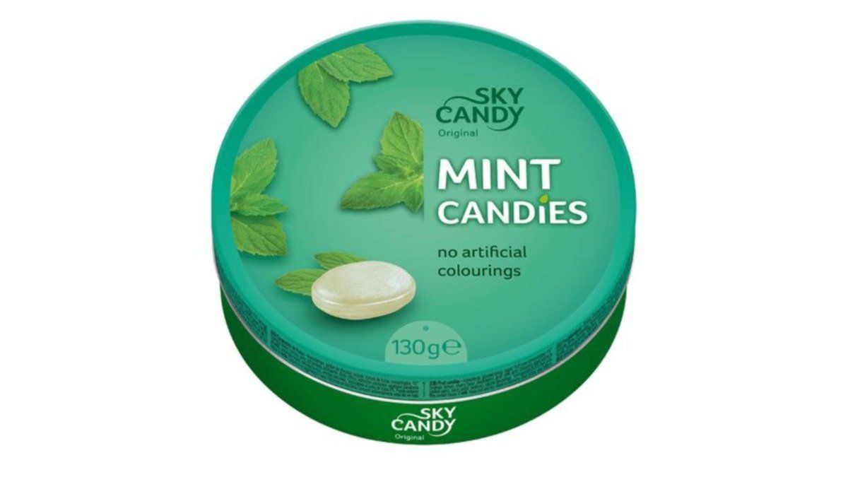 კანფეტი /C&H/ “Sky Candy” პიტნის წვეთები 130 გრ