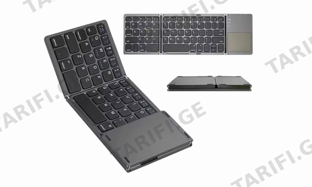 B033 Foldable Bluetooth Keyboard With Touchpad