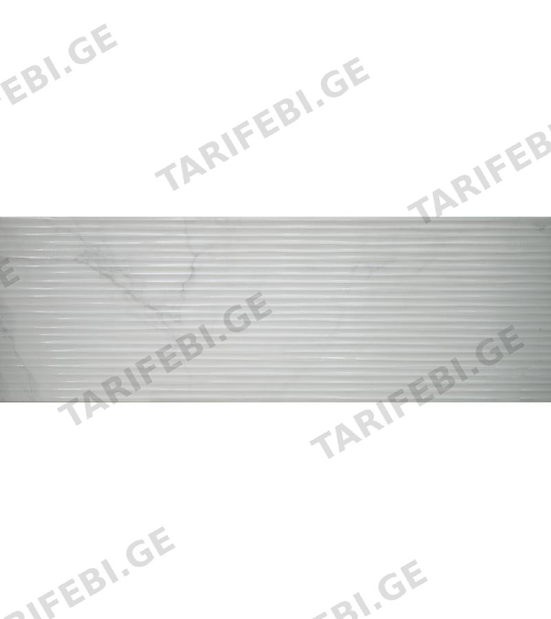 კერამ. ფილა PYM. BR. RLV. MARMOSTON BLANCO 002-B 30*90 ''TAU CERAMICA''