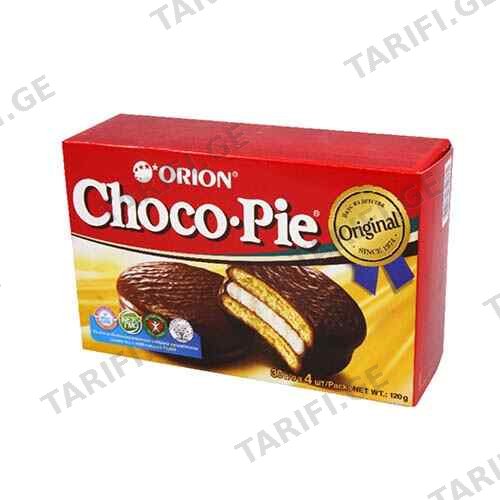 შოკოლადის ბისკვიტი "Choco Pie" (30გრ. 4 ცალიანი)