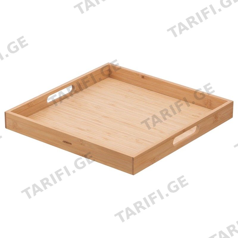 ლანგარი ARDESTO MIDORI, კვადრატული, ბამბუკის, 30X30X4 სმ
