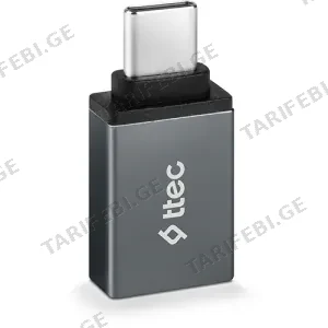 Ttec USB-C-USB-A 3.0 Space Gray 2DK43UG
