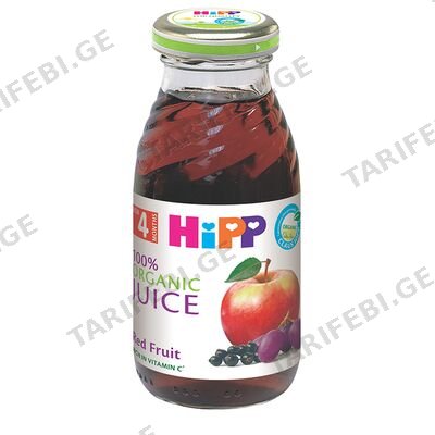 ჰიპი წვენი წითელი ხილი 200მლ