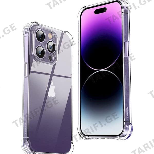მობილურის ქეისი UGREEN LP603 (90932), iPhone 14 Pro, Cover, Transparent