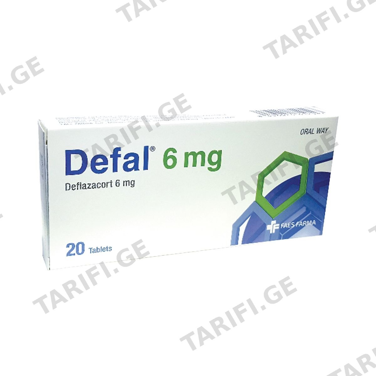Defal - დეფალი 6მგ 20 ტაბლეტი
