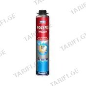 ქაფი "ტიტანი" პროფ. POLYFIX MEGA პისტოლეტის 860 მლ
