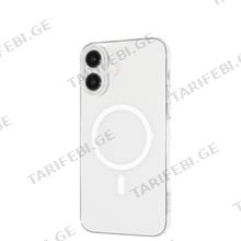 Proove Crystal Case with Magnetic Ring iPhone 16 transparent მობილური ტელეფონის ქეისი