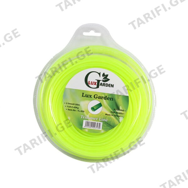 ტრიმერის ძუა 2 მმX126 მ Hexagon Lux Garden TL-009