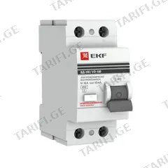 დენის დაცვის მოწყობილობა EKF 2P 40А