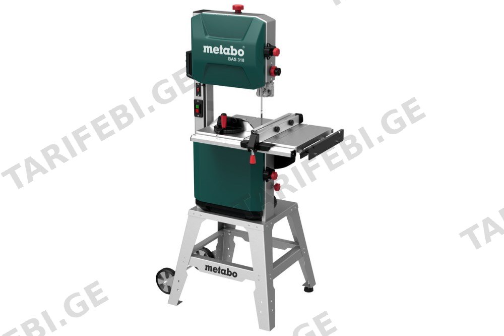 ლენტური ხერხი Metabo BAS 318 PRECISION WNB 900W (619009000)
