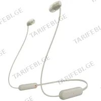 ყურსასმენი SONY WI-C100 WIRELESS IN-EAR EARPHONES WIC100C.E BEIGE
