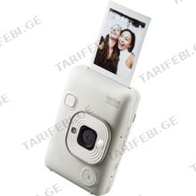 Fujifilm Instax Mni Liplay Misty White ჰიბრიდული ფოტოაპარატი