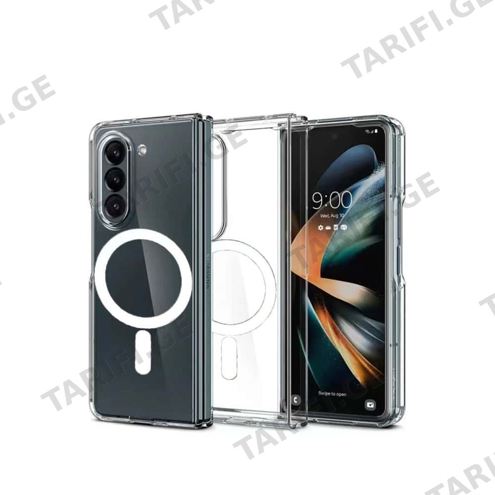 სილიკონის ქეისი Transparent Case with Magsafe Samsung Galaxy Z Fold 5