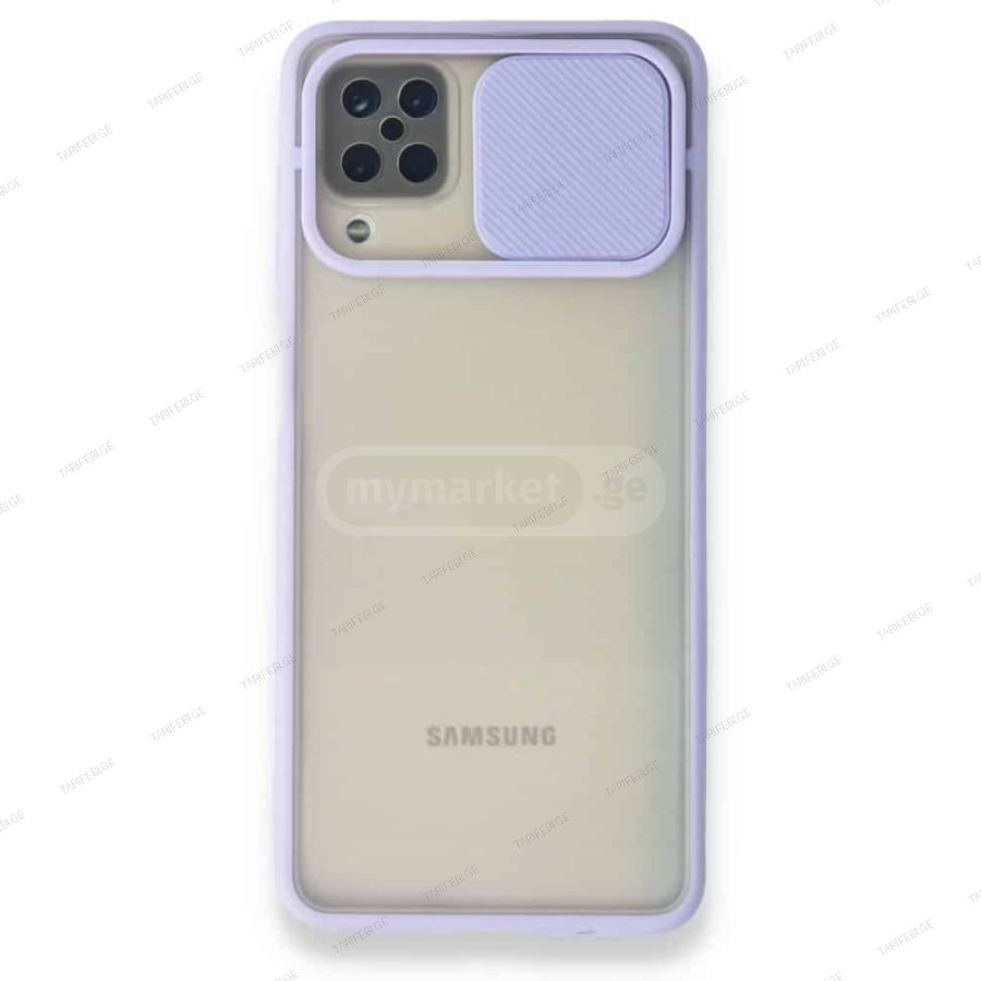 Samsung Galaxy A12 Palm Camera Sliding Silicone Case კამერის დაცვით ქეისი თავსებადია Samsung Galaxy A12 / Samsung Galaxy M12 -თან მონაცემები: