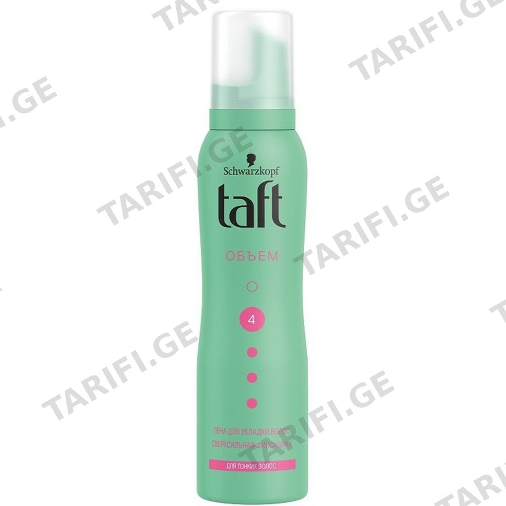 TAFT თმის მუსი ძლიერი ფიქსაცია 150 მლ (ტაფტი)
