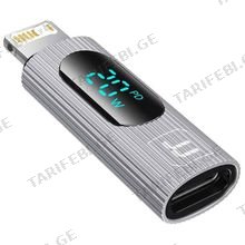 Toocki 20W OTG 480Mbps USB-C To Lightning OTG ადაპტერი
