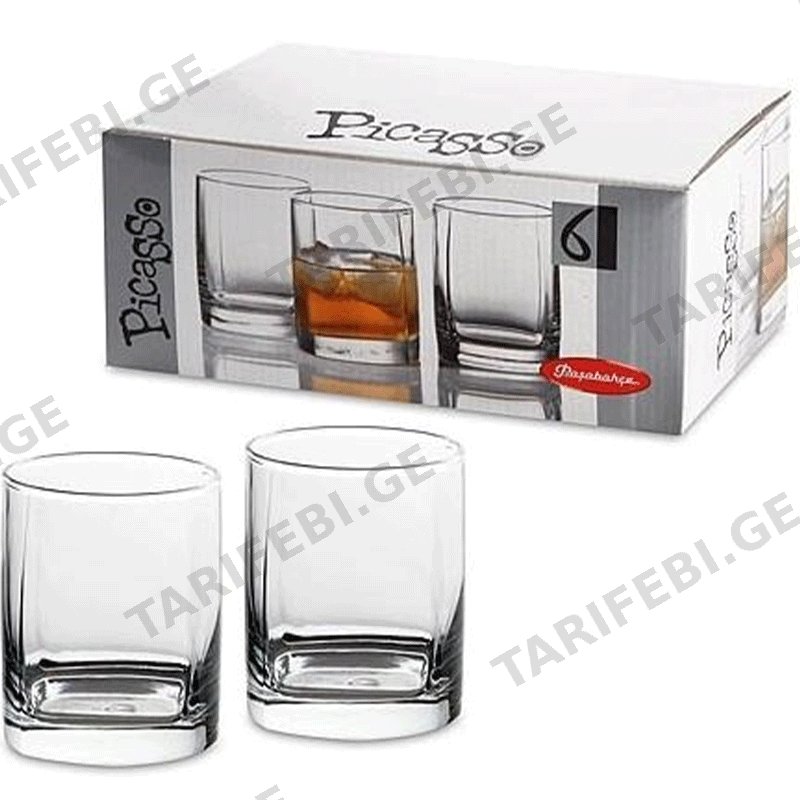 ვისკის ჭიქა PASABAHCE (275ML, 6PCS)