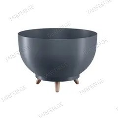 საყვავილე ქოთანი ფეხებით FORM PLASTIC Bowl Satina  40 ანტრაციტი