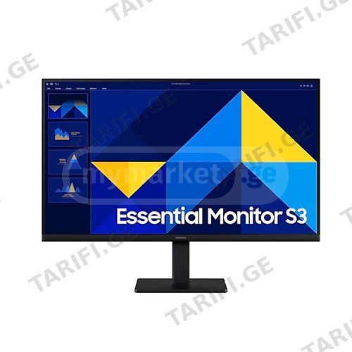 მონიტორი - Samsung Essential S3 LS27D300GAIXCI - 27 Inch / F