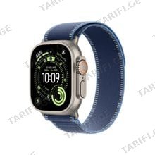 Apple Watch Ultra 3 49mm Titanium Case With Blue/Bright Blue Trail Loop MEWR4 S/M სმარტ საათი