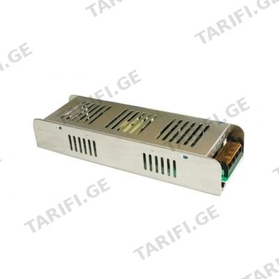 კვების ბლოკი 220VAC - 12 VDC 10 A 120 W (in a perforated iron box)