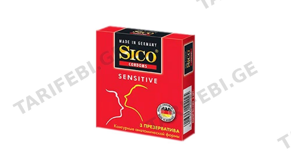სიკო პრეზერვატივი SENSITIVE-3ც