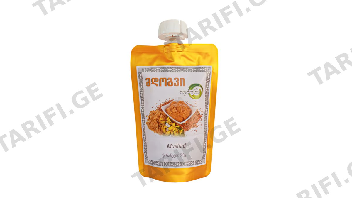 ოჯახური მდოგვის სოუსი 220გ