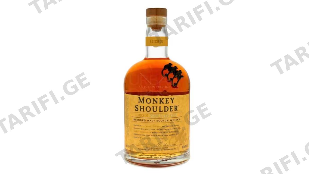 Monkey Shoulder 1 L 40 % - ვისკი მანქი შოულდერი