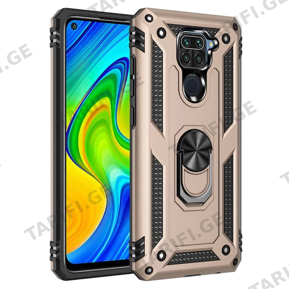 Xiaomi Redmi Note 9 Sofia Ring Case სილიკონის ქეისი ბეჭდით