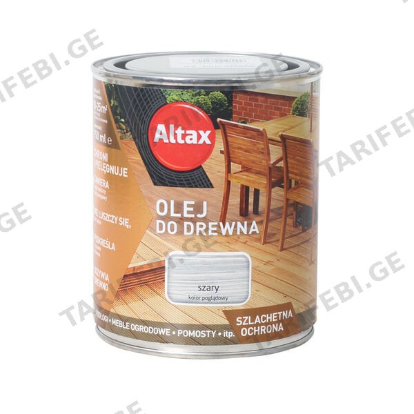 ტერასის ზეთი რუხი 0.75 ლ ALTAX