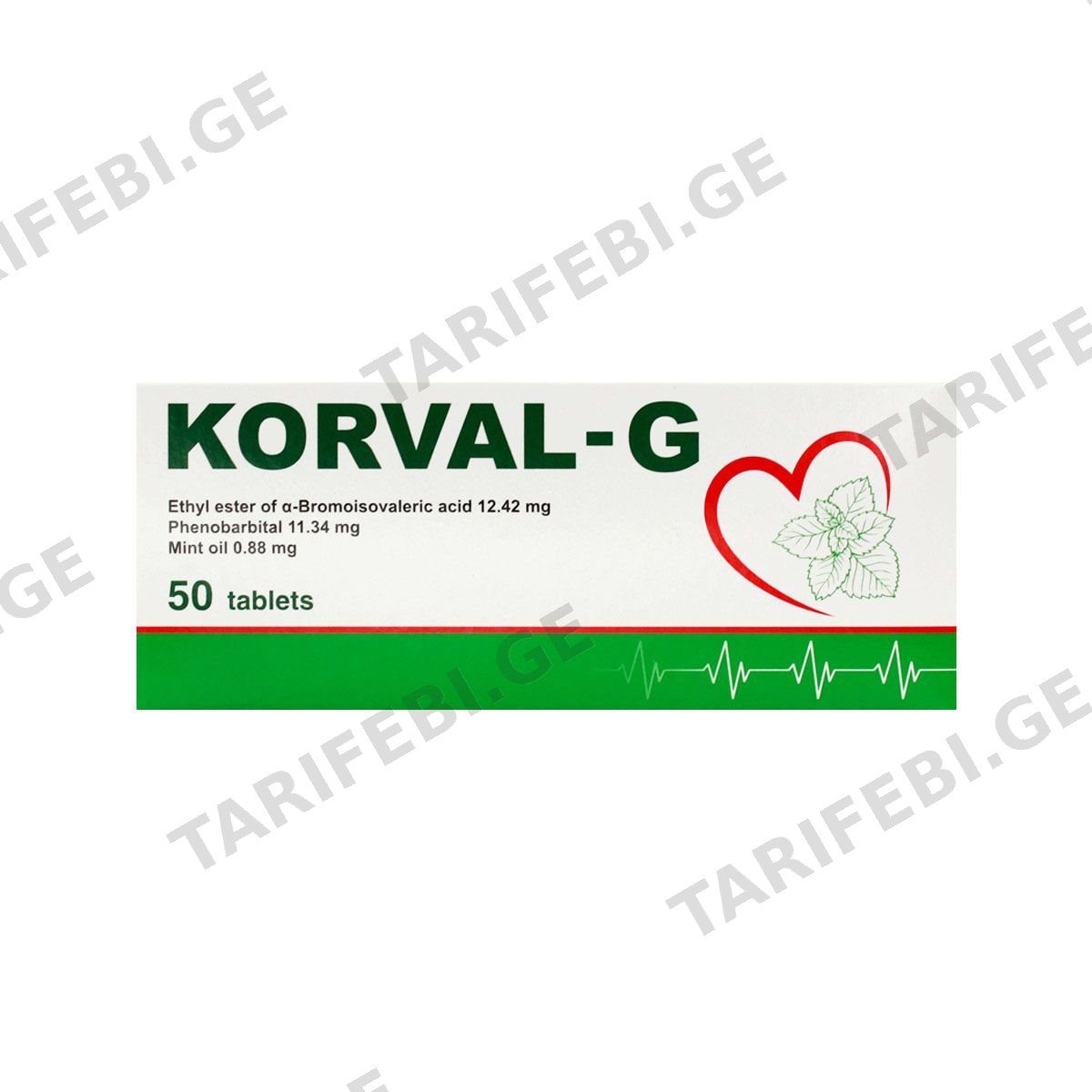 კორვალ ჯი - Korval-G 50 ტაბლეტი
