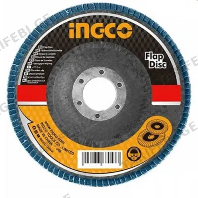 სახეხი დისკი ცირკონის 125mx22mm, P40 INGCO FDZ1251